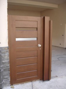 Puerta Jardin Imitacion Madera