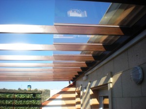 Pergola con Vidrio